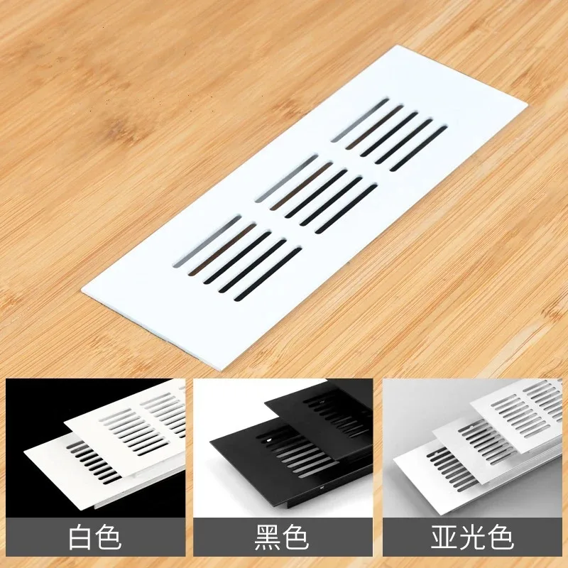 Cabinet Air Vent Hole Mesh Aluminum Alloy Ventilation Fence Exhaust Hole Cover Plug Decorative Cover For Closet Air Conditioner