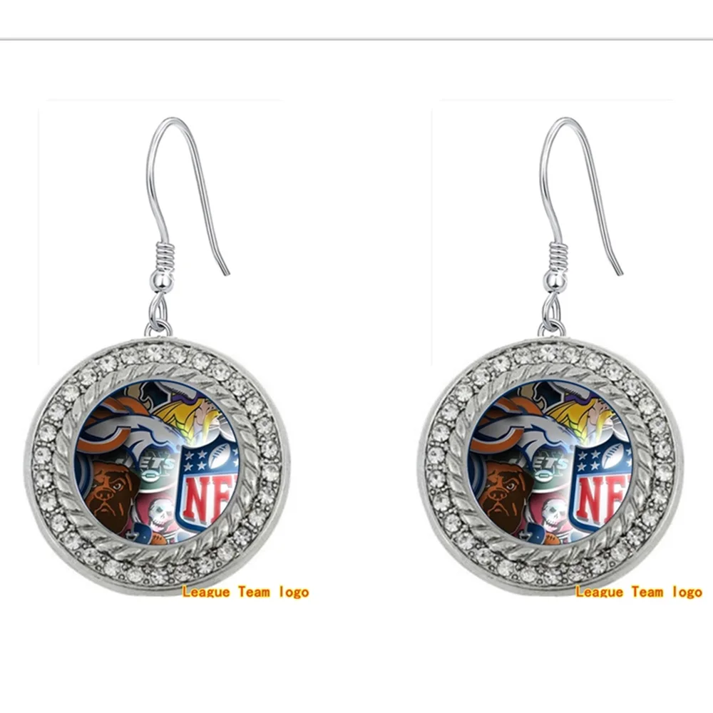 Правовая копия NF логотип американского футбола Rugger для регби лучший кабошон