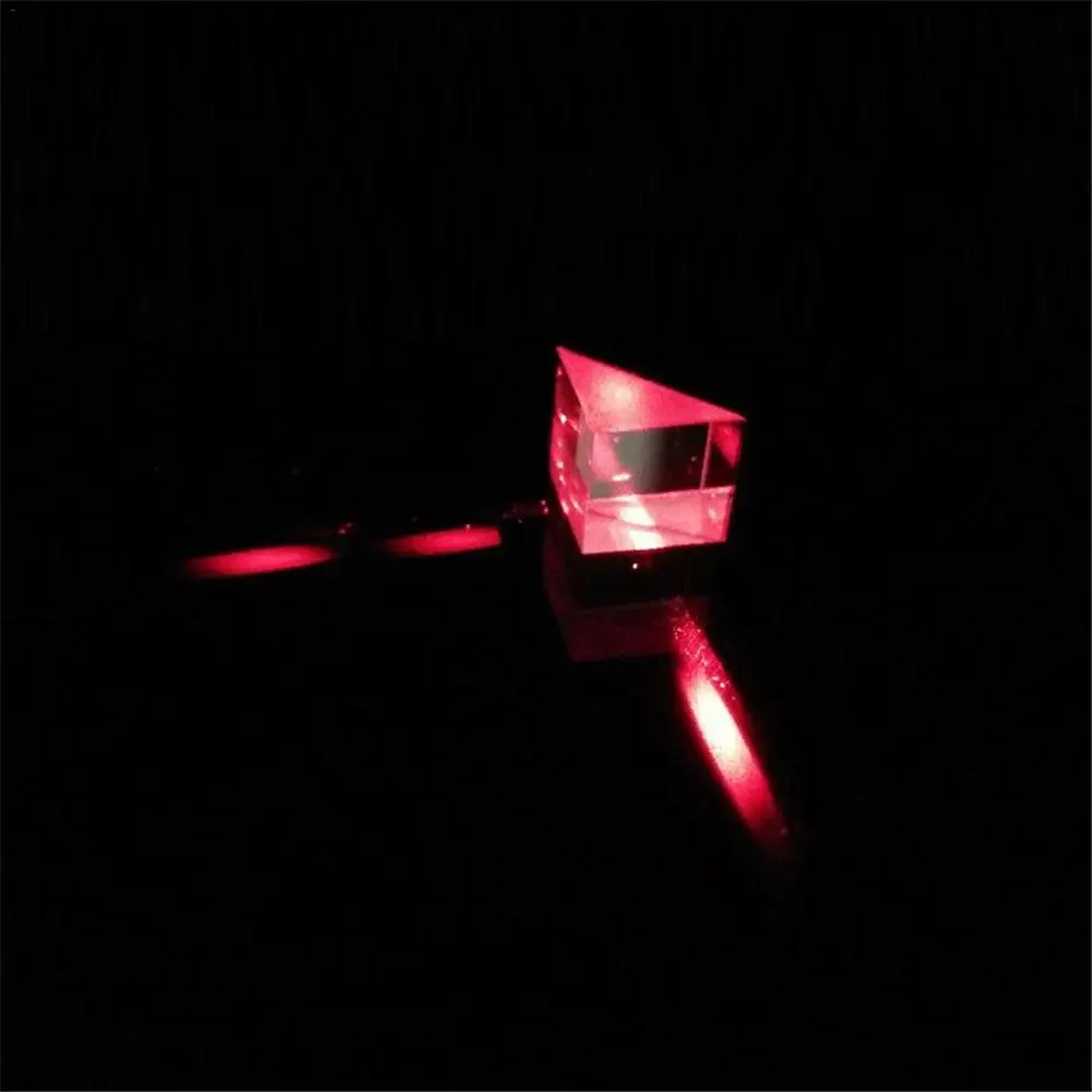 Description Picture 3 of itemOptical Triangular Prism 10*10*10mm Right Angle Internal Reflection Prisms Mirror Reflective Surface Experiment