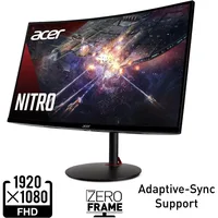 Nitro XZ270 Xbmiipx 27" 1500R Curved Full HD (1920 x 1080) VA Zero-Frame Gaming Monitor with Adaptive Sync, 2
