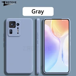 Silky Liquid Silicone Shockproof Phone Case by ZROTEVE for Mi Mix 4 (GRAY)