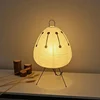 Noguchi LED Lamp Modern Japanese Rice Table Lamp Minimalist for Bar Living Room Study Decor Indoor Home Akari Table Light 6