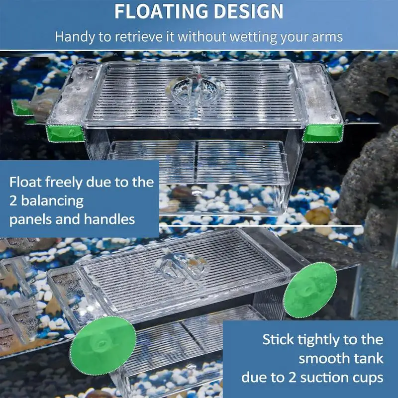 Aquarium Fish Incubator Breeding Box Hatchery Tank