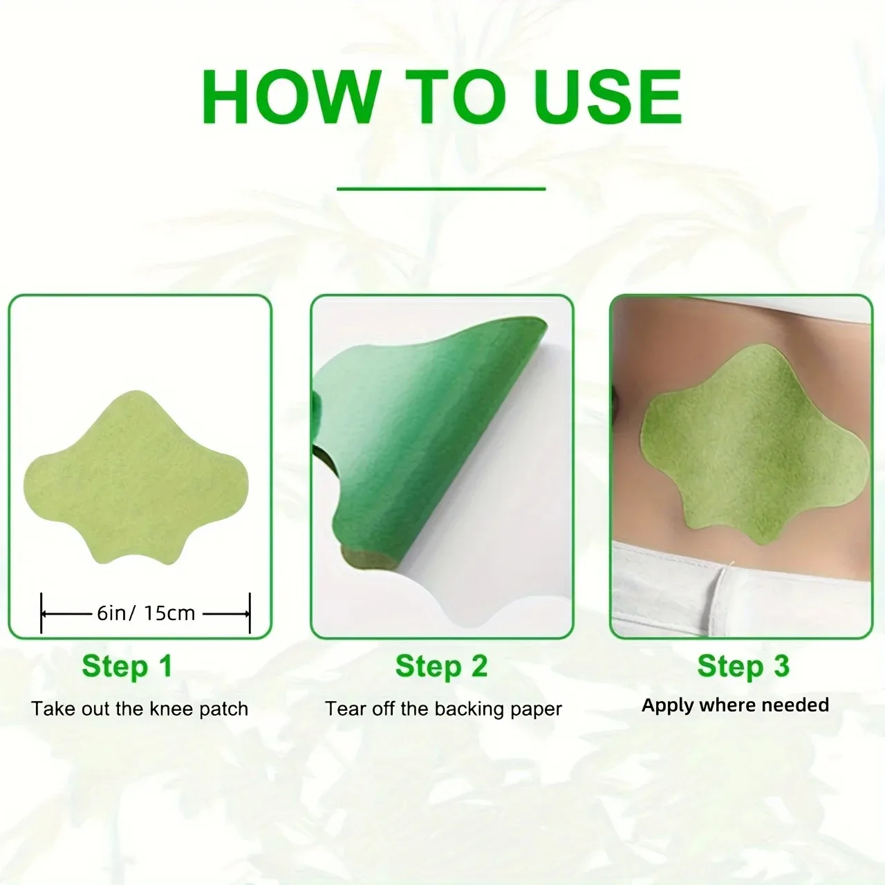 Herbal Heat Patches 12pcs Long-Lasting for Arthritis Inflammation Back Pain