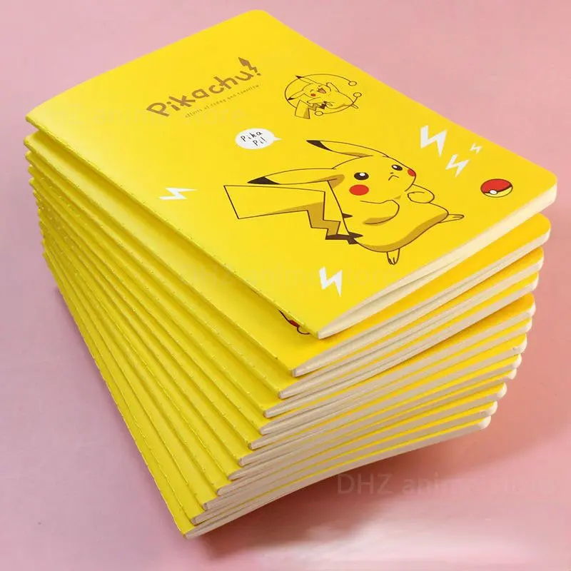 Pokemon pikachu anime periféricos caderno bonito esboço de alta qualidade  criatividade material escolar estudantes portátil exercício livro -  AliExpress