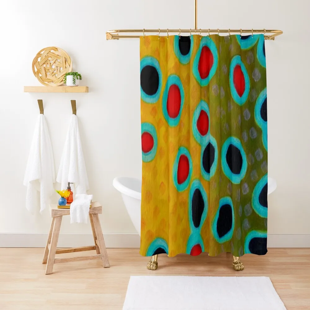 

Brown Trout Skin Shower Curtain Shower Bath For Bathrooms With Beautiful Designs Curtain