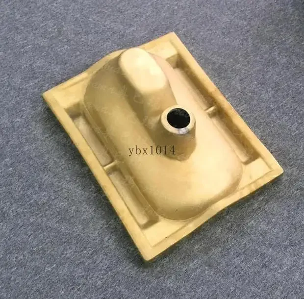 #Gold Toilet Local Luxury Gold Deodorant Squat Toilet Potty Chair Household Complete Set Squat Potty 3