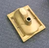 #Gold Toilet Local Luxury Gold Deodorant Squat Toilet Potty Chair Household Complete Set Squat Potty 3