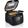 Electric Deep Fryer, Cool Touch Sides Easy to Clean Nonstick Basket, 8 Cups / 2 Liters Oil Capacity, Black,Cool-touch sides 1