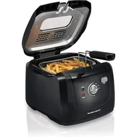 Electric Deep Fryer, Cool Touch Sides Easy to Clean Nonstick Basket, 8 Cups / 2 Liters Oil Capacity, Black,Cool-touch sides 1