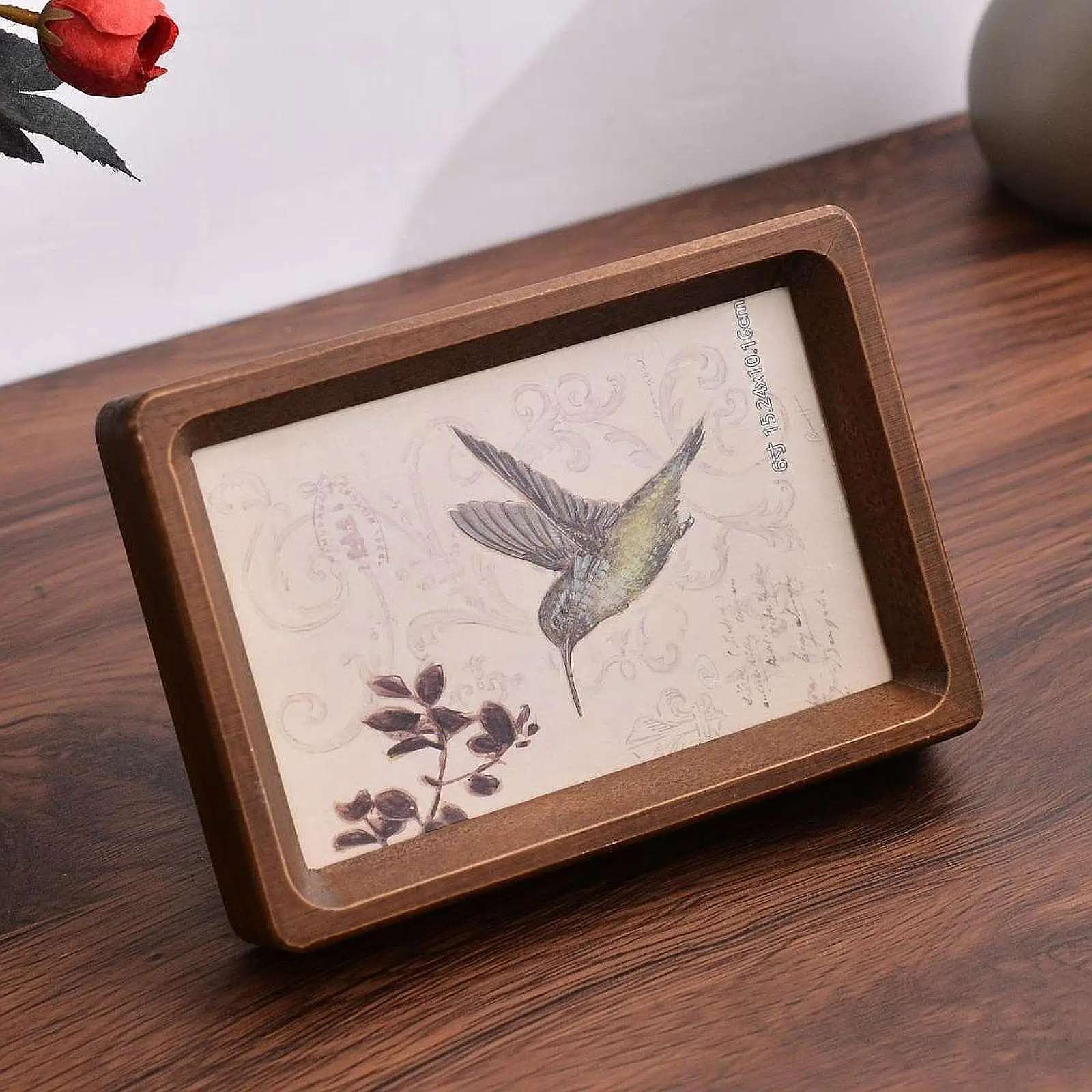 Ramki na zdjęcia z zaokrąglonymi rogami, ramki do przechowywania zdjęć na biurko, do domu.