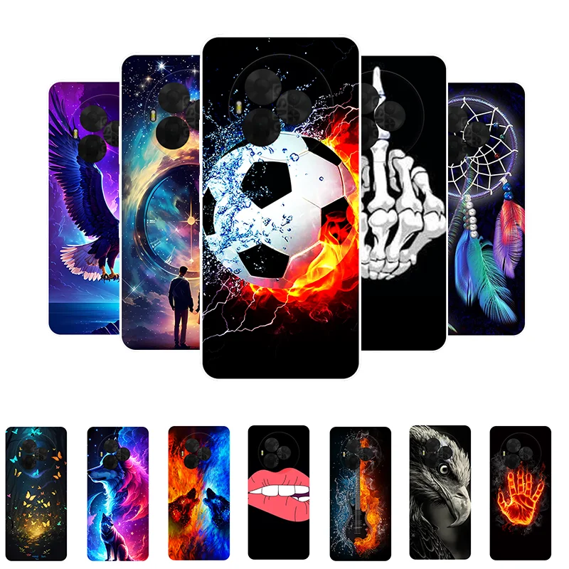 Football Silicone Soft Back Cover for TCL Nxtpaper 60 Ultra 5G - Protective and Stylish Bumper Case