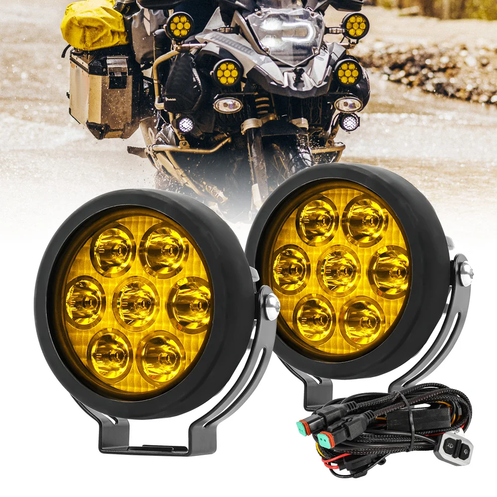 

Motorcycle External Led Spotlight Lights for Foglamp 60W 48V 80V GR Auxiliary s with Switch