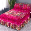 Bedroom Flat Sheets Bed Printed Fashion Modern Comfortable Skin-friendly Simple Mattress Household Bed Cover No Pillowcases 4
