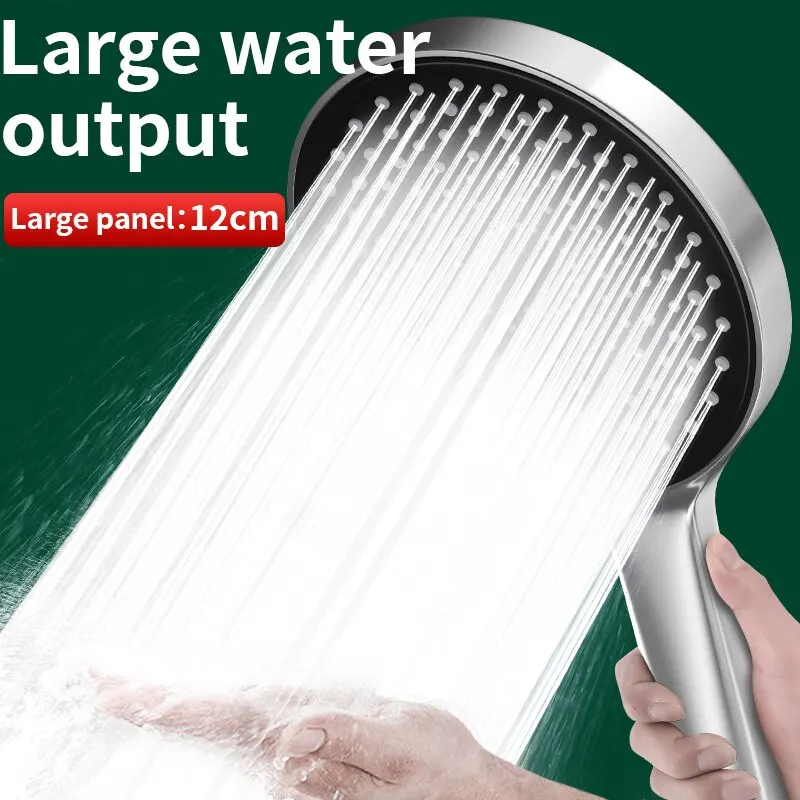 Shower Head Bathroom Pressurized Hand Package Accessories Nozzle Large Panel Water Output 3 Models Universal Adaptation