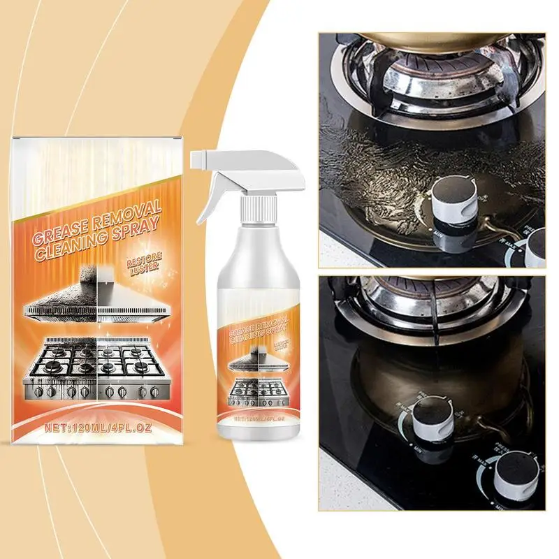 Powerful Kitchen Foam Cleaner Natural Multi-Purpose Cleaner Effective Multi-Functional Foam Spray For Stove Oven