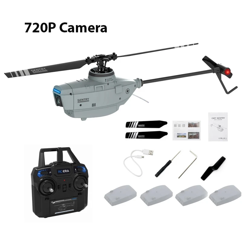 C127 2.4G RC Helicopter Professional 720P Camera 6 Axis Gyro WIFI