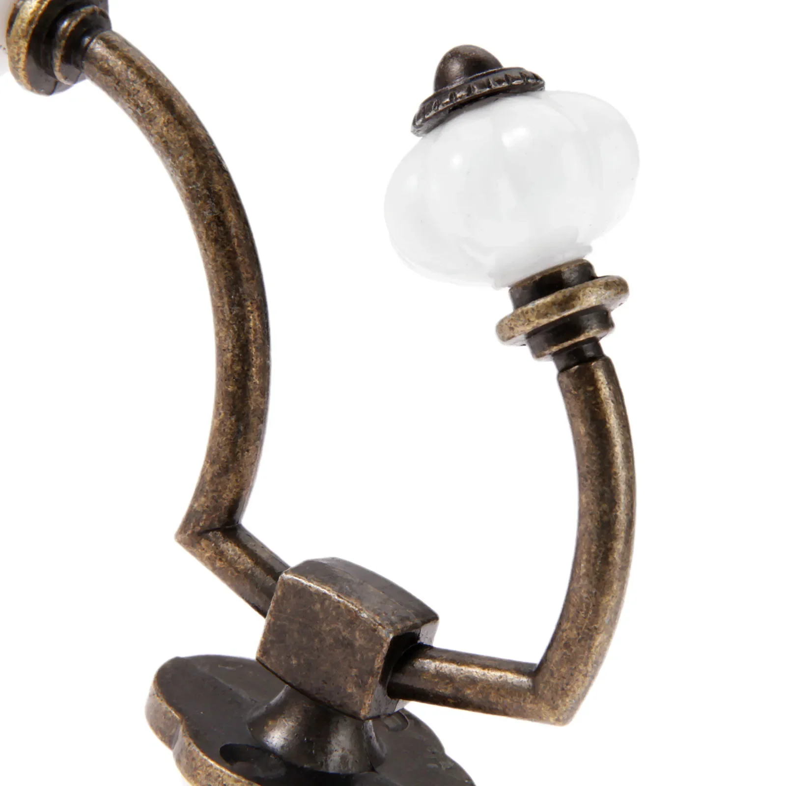 1Pc Antique Bronze Door Hanger Hooks Bathroom Wall Hanger Hats Bag Keychain Alloy Hook Coat Wall Hooks with Screws 125*95mm - 2
