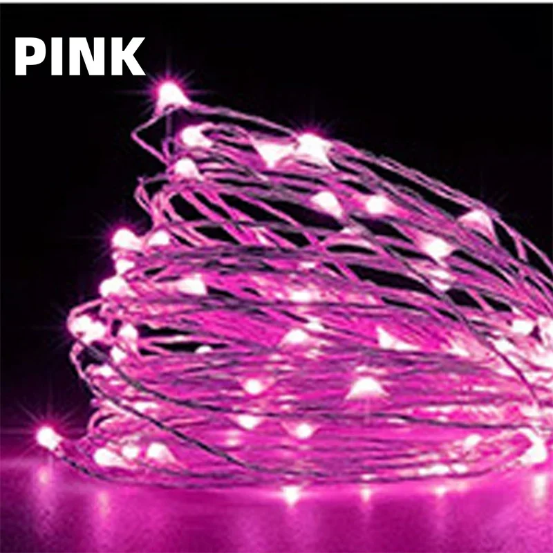 Enchanting Twinkle Fairy Lights - 10m Battery Operated String for Indoor Festival Decor