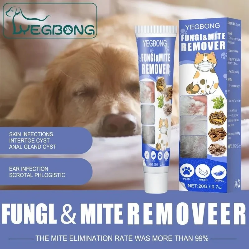 Yegbong dog skin anti-itching cat and cat pet healing ointment pet ointment ringworm external care