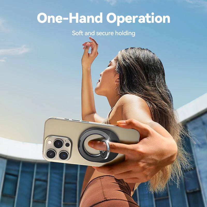 Joyroom Ring Phone Holder For Magsafe For iPhone Kickstand Ring Magnetic Phone Grip Holder Stand For iPhone 16 15 14 13 Pro Max - Image 3