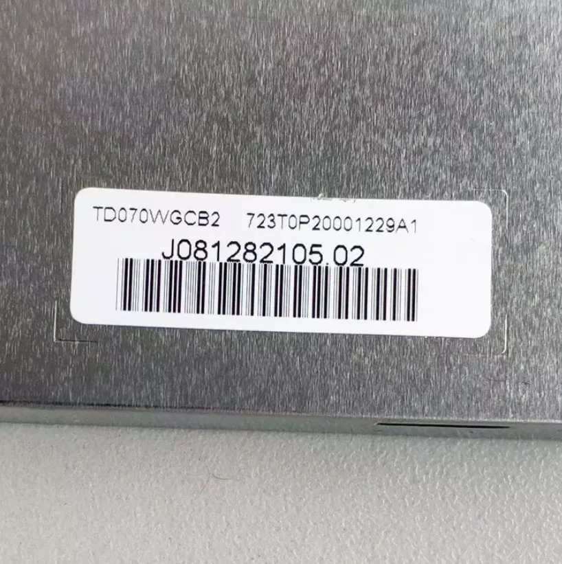 Original a Mais Grau Polegada 854*480 Display Lcd para o Sistema de Navegação Gps do Carro para Tpo Td070wgcb2 170000093 - Imagem 2