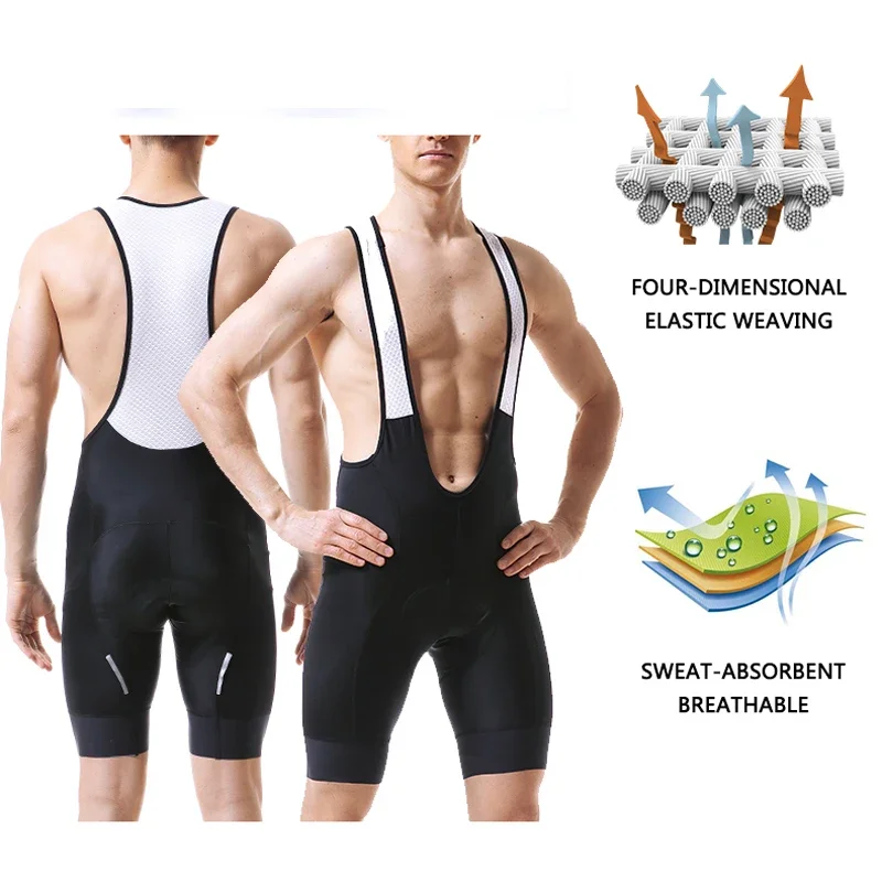 X-TIGER Cycling Shorts Triathlon Thickened 5D Gel Pad Lycra Bike Shorts Breathable Quick Dry Men's Mountain Bike Tights
