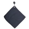 25*25CM Golf Towel Club Square Towel Easy To Pull Rope Hook Double-Sided Microfiber With Golf Brush 3