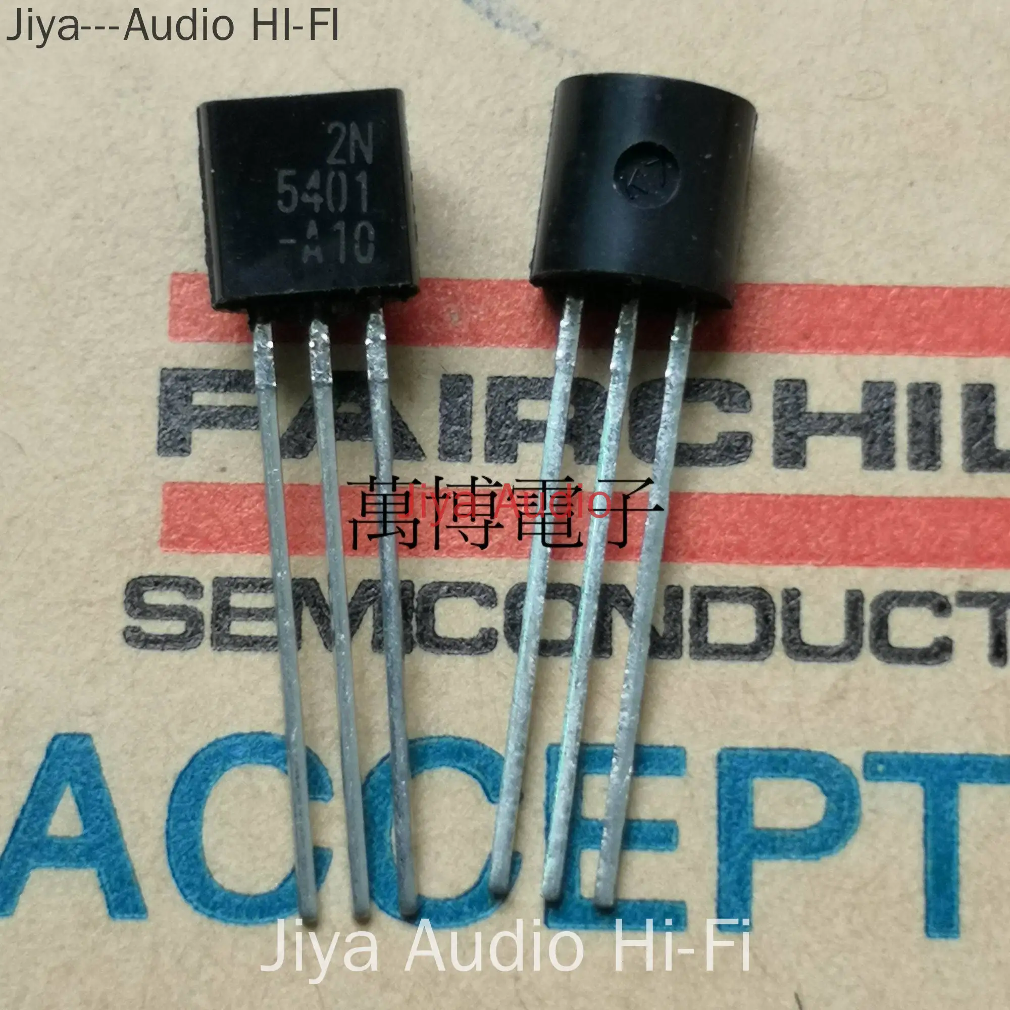 20Pairs/40Pairs 2N5401 2N5551 Fairchild 5401/5551 Bag Laser Lettering TO-92 American Original Audio Pair Tube