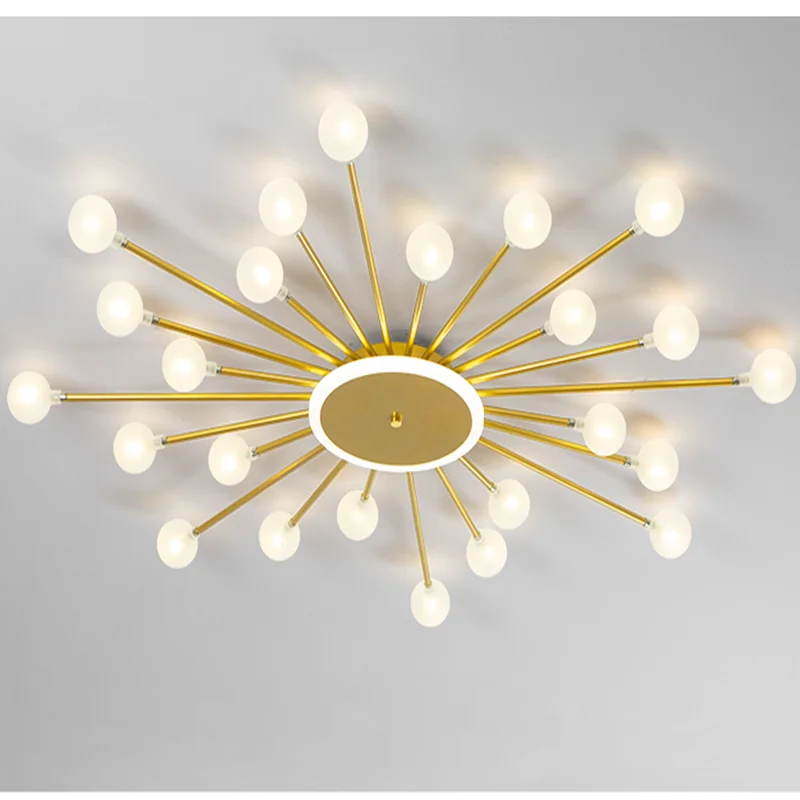 

Modern Glass Shade Ceiling Chandeliers Lighting Chandelier For Living Room Bedroom Kitchen Led Light Indoor Lamp Fixture Lights