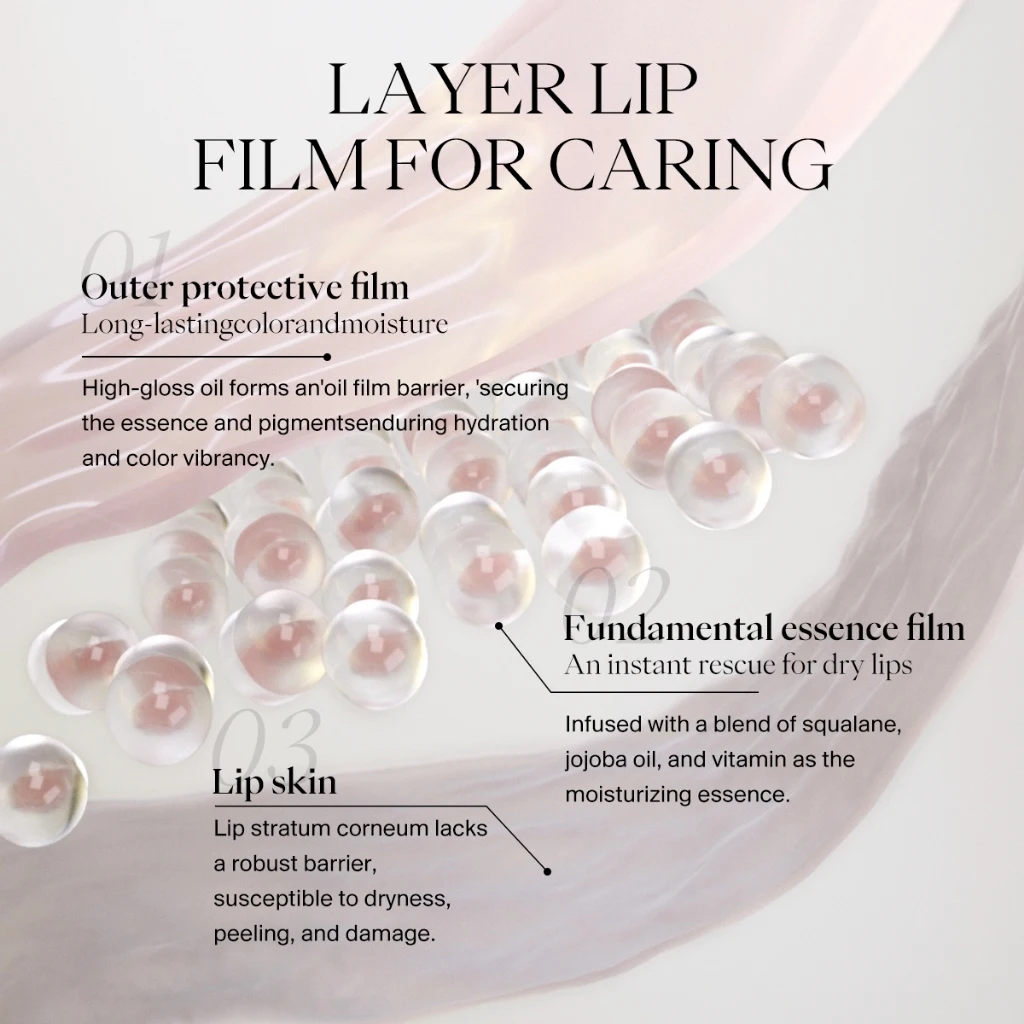 Joocyee Glazed Rouge Upgrade Crystal Frozen Film Version Moisturize Glass Lipstick Lip Makeup Smoky Longlasting Lipstick