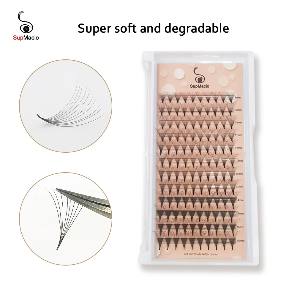 Premade Fan Lash Extensions Bouquet Eyelash Extension C/D Curl Pointy