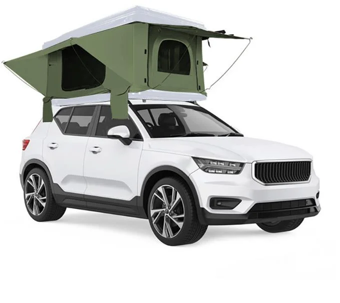 

New Outdoor Camping Pop up Hard Shell Vehicle Open SUV ABS Cab 1.9M Roof Top Tent easy to open and close