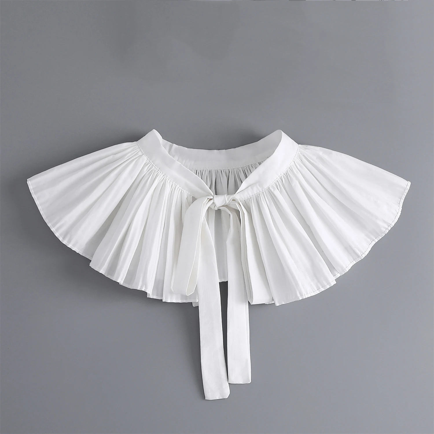 

New False Fake Collar for Women Bowknots Shoulder Wraps Shawl Removable Blouse Shirt Tops Detachable Collar Neckwear Small Cape