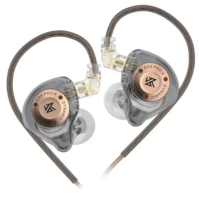 Enhanced HiFi Bass Wired Earbuds with Mic - Dynamic Drive Sport Noise Cancelling Headset