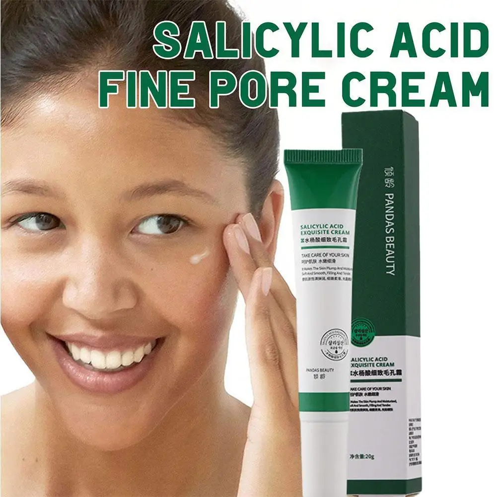 

Salicylic Acid Pore Refining Cream Anti-Wrinkle Firming Care Facial Control Whitening Anti-Aging Essence Oil Skin Collagen H0W4