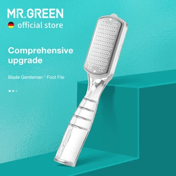 MR.GREEN Pedicure tools Lima for feet Heels Rasps for foot removal Scraper with storage box Lima stainless steel 1