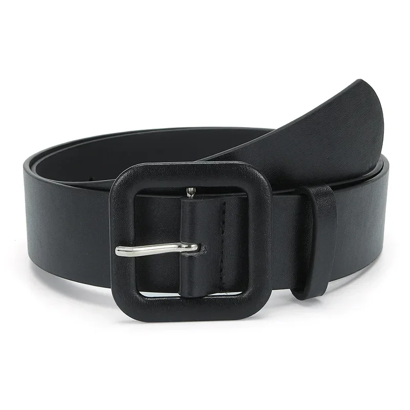 

2024 Belts for Women Candy ColorWomen Leather Belts Black White Brown Ladies Dress Belt Corset Belt