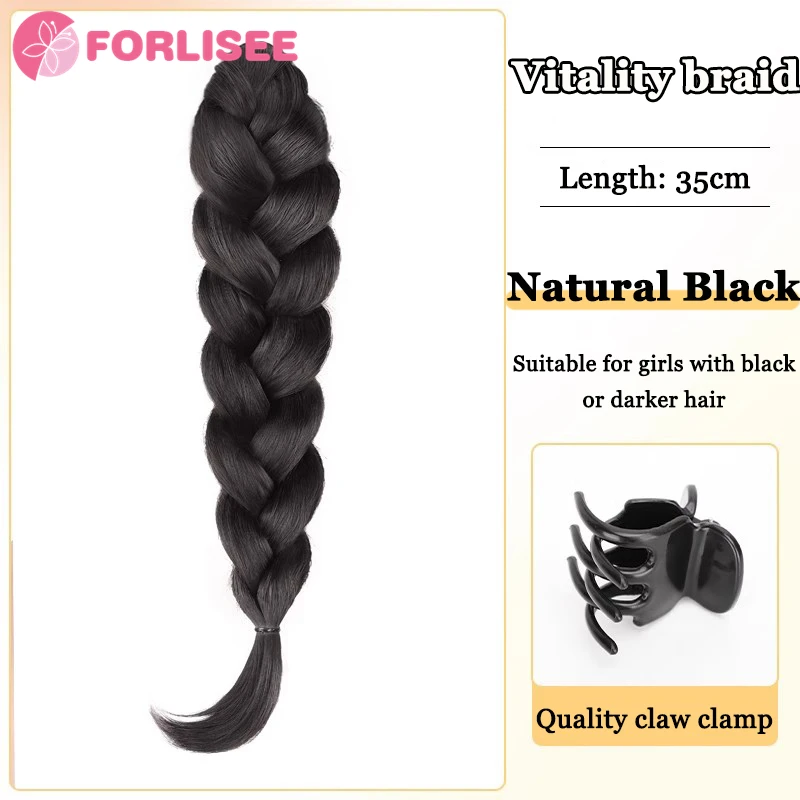 الاصطناعية مشبك مخلب طويل على القوس جديلة ذيل حصان...