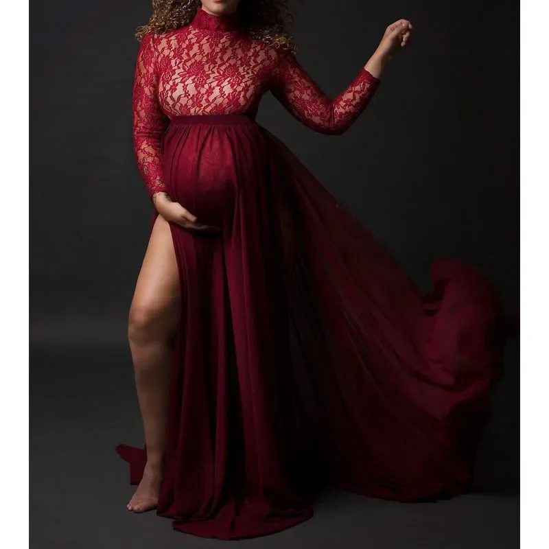 body-de-encaje-elastico-vestido-de-maternidad-para-sesion-de-fotos-del-embarazo-accesorios-de-fotografia-bodys-vestido-con-abertura-lateral