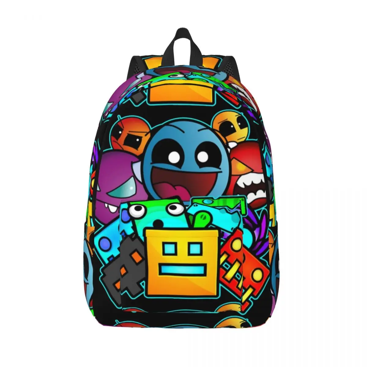 Geometry Cube Gaming Dash Old School Backpack Elementary High College School Student Bookbag Men Women Daypack Gift children backpack students backpack