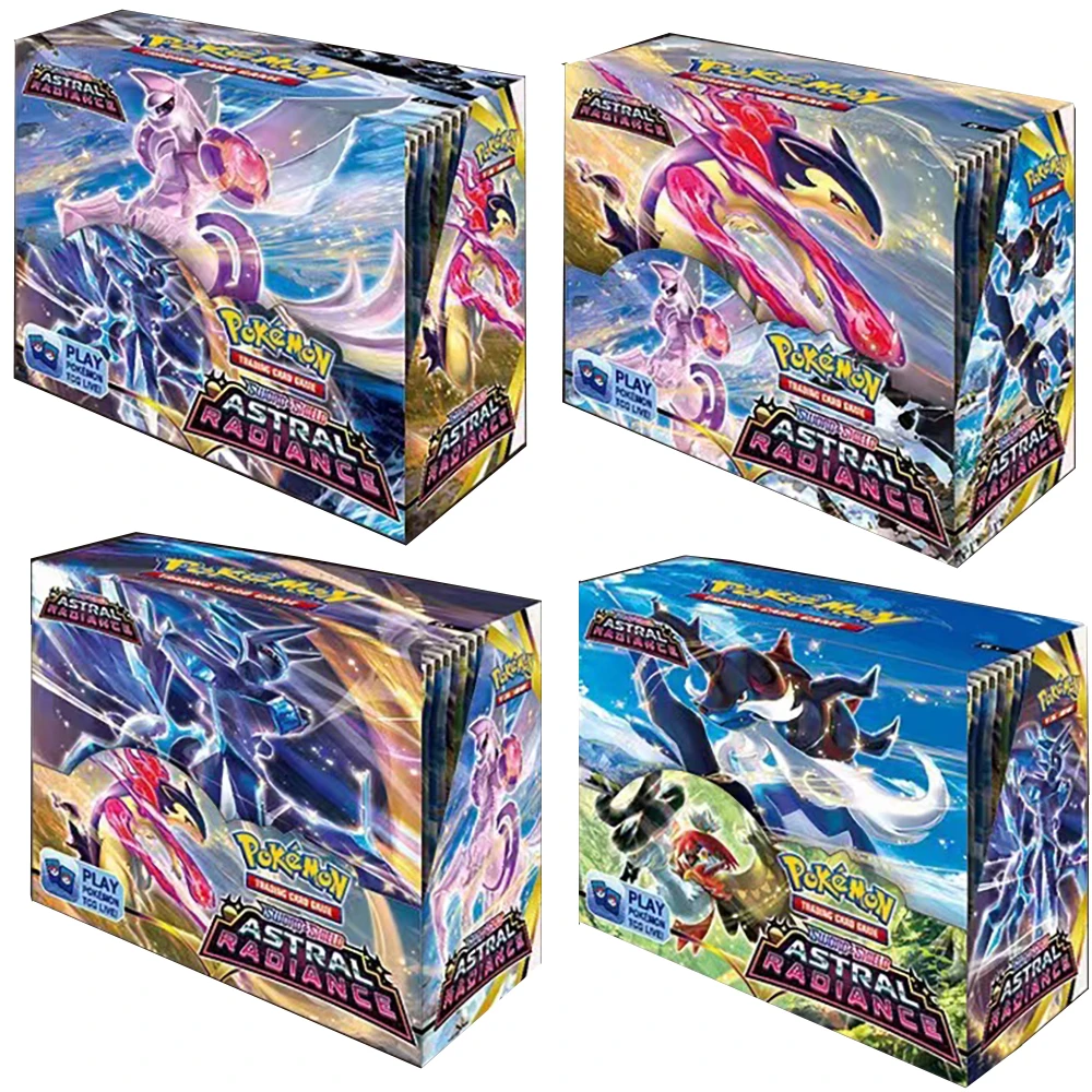 Pokemon 360 pcs/set Cards Toys Spanish French English Astral Radiance  Brilliant Stars Collection Box Card Energy Tag Team| | - AliExpress