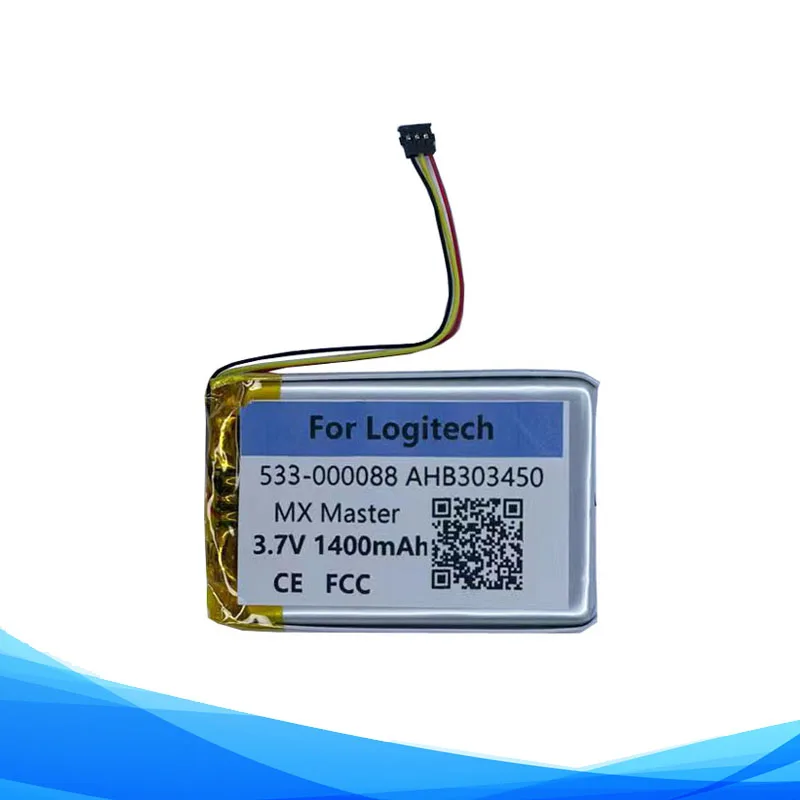 Originale Sostituisce La Batteria 1400Mah 533-000088 Per Logitech Mx Master Device Wireless Gaming Mouse Accumulatore Akku