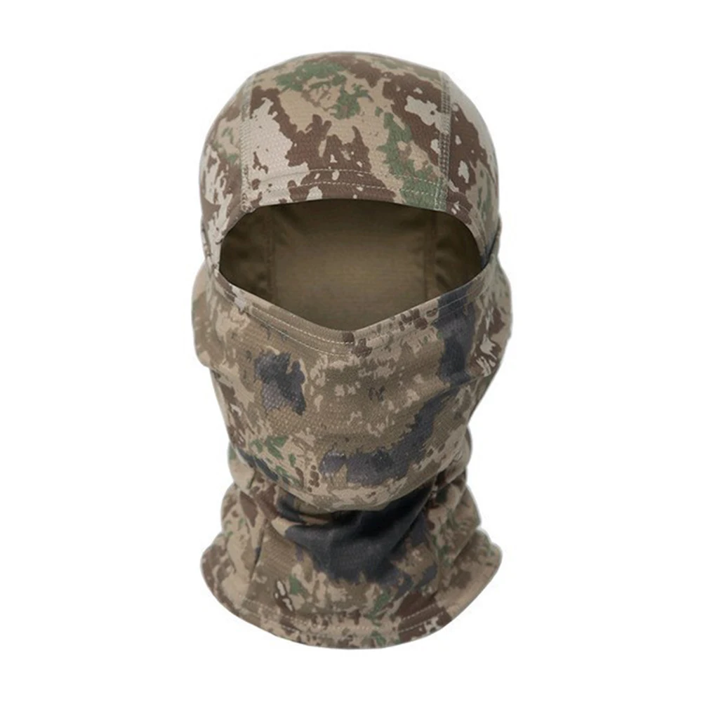 

Camo Face Mask Bandana Balaclava Hood Headwear for Men Women Tactical Training Cycling Ski Wind Covering Neck Gaiter