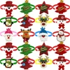 50/100PCS Christmas Small Dog Bow Ties Pet Cat Puppy Bow Ties Small Dog Collar Snowman Deer Holiday Grooming Neckties Bowties 1