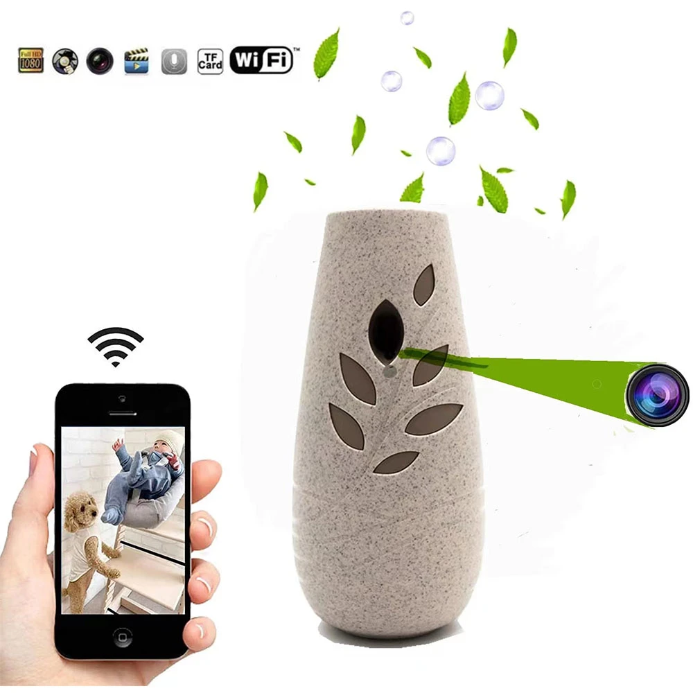 Aromatherapy Spray WiFi Camera Motion Detection Security P2P Surveillance Camcorder Video Recorder ip Cam Suport TF Card