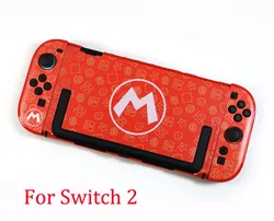 Hot Sale PC Hard Cover Full Crystal Shell Protector for Gaming Console Controller - Front and Back Protective Case (For Switch 2)