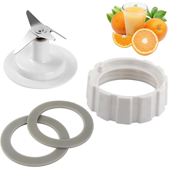 Pièces de rechange de lame A98G-2X avec capuchon de Base de pot et Kit d'accessoires de joint torique pour pièces de mélangeur Hamilton Beach 1
