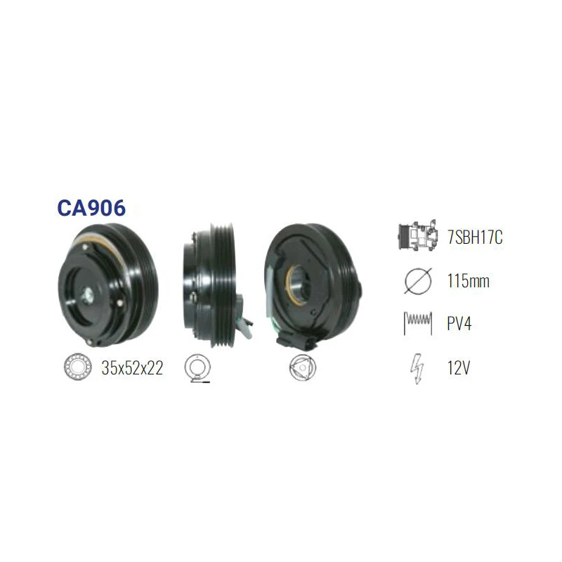 

Сборка сцепления CA905 7PK 12V для NISSAN