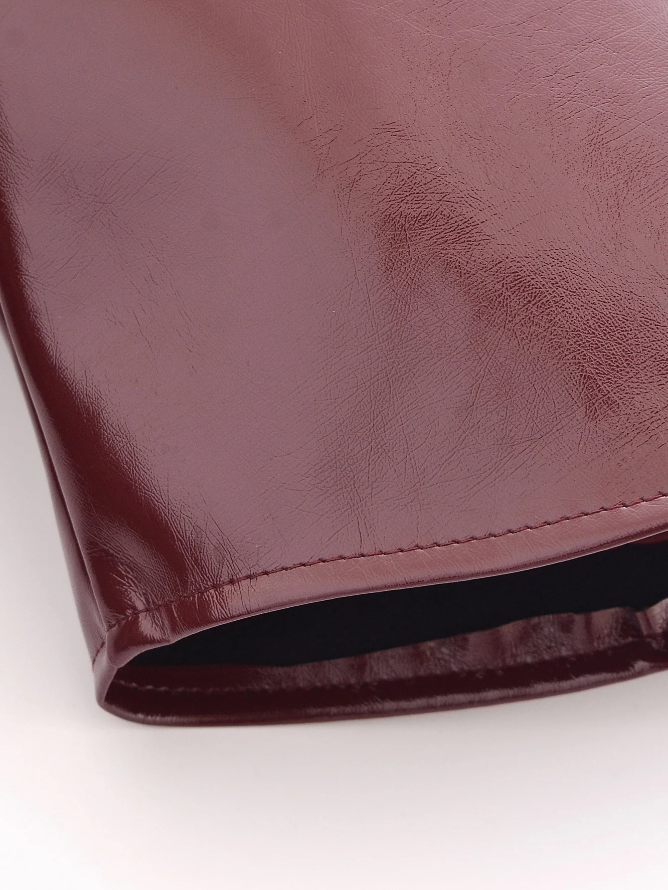 Leather Jackets Women's Shirt Red With Button Long Sleeve Blouses Jackets Coat 2024 inszart Elegant Fashion Outwear Woman Jacket